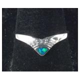 Size 8 Sterling silver ring