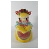 American bisque pig cookie jar, 11", shows wear,