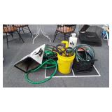 Outdoor Accessories lot. Water Hoses, bag for