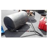 Lawn Roller, 36" poly drum, mower pull type