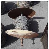 Barbwire, partial roll on all thread disc made