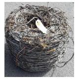 Barbwire, full unopened roll, Redbrand, dirt from