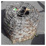 Barbwire, full unopened roll, Redbrand, dirt from