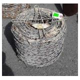Barbwire, full unopened roll, Redbrand, dirt from