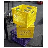 Three Milk Crates, modern crafty types