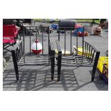 Two aluminum framed Outdoor Chairs, No Cushions