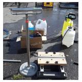 Black & Decker benchtop workmate and single