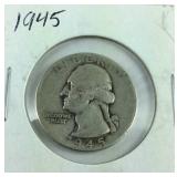 1945 George Washington Quarter