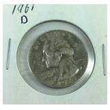 1961-D George Washington Quarter