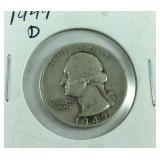 1949-D George Washington Quarter