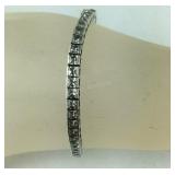 CZ Bracelet Sterling Silver , 9.8