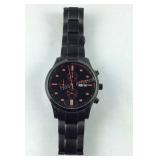 Burei Black And Red Wrist Watch