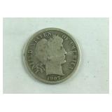 1907 Barber Dime