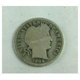 1909 Barber Dime