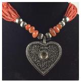 Moroccan necklace missing stone