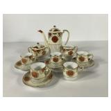 Noritake demitasse beverage service,  includes