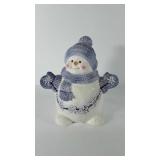 Snowman cookie jar, 11"