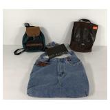 Purses and a wallet,  includes a handmade