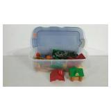 Tote of Lincoln Logs