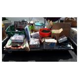 Skid pots and pans, sawhorse brackets, Hardware,