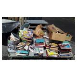 Skid of Books and games