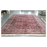 Room rug, beautiful but with a 7" x 3" hole, rug