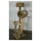 Multu-tiered cat climber. 68" high.