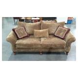 Livingroom couch with tapestry style upholstery