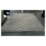 Room rug, 94" x 120", seller code LW, needs
