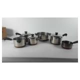Kitchenwares, Revereware pots, includes 3qt with