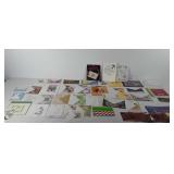 Stationary, includes cards, envelopes, stickers,
