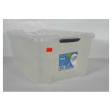 11 gallon tote with lid.