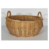 Large 2 handle basket. Measures 18" across and