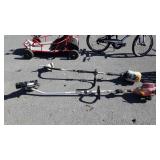 Two Weedeaters, Homelite with edger Blade