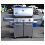 Weber Propane Grill, Stainless, used but appears