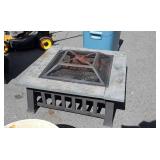Firepit. 20" pit, 32" overall, aluminum made,