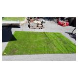 Artificial Grass Area Rug, 6.6x9ft, used