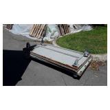 Two Damage Warehouse Platform Carts, each one has