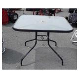 Outdoor 36" glass top Table, seller code N3
