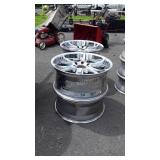 Set of 4 Chrome Automotive Wheels, 6 lugs, 20".