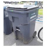 Commercial grade Wheeled Trash Container, unsure