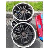 Set of Automotive Wheels, 10 lug, 19", there not