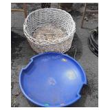 Pet bed basket and snow sled