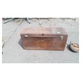 Vintage Metal 38" Shop Box with  WVa 36-37