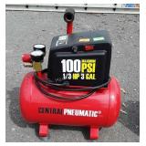Electric Air Compressor, 1/3hp, 3 gallon tank,