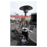 Outdoor Patio type Propane Heater with empty Tank