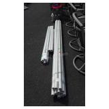 PVC Pipe, 1.5" dia. 176ft all total, sizes as