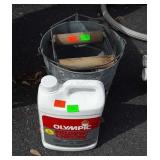 Galvanized Mop Bucket with Ringer, partial gallon