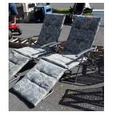 Pair of Recliner Chaise Lounges, seller code 3