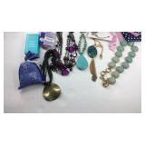 Statement necklaces, Moroccan oil, lavender